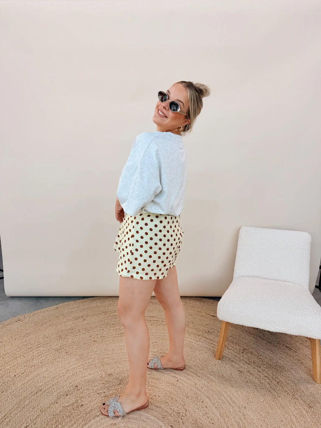 Kim Dot Short Geel