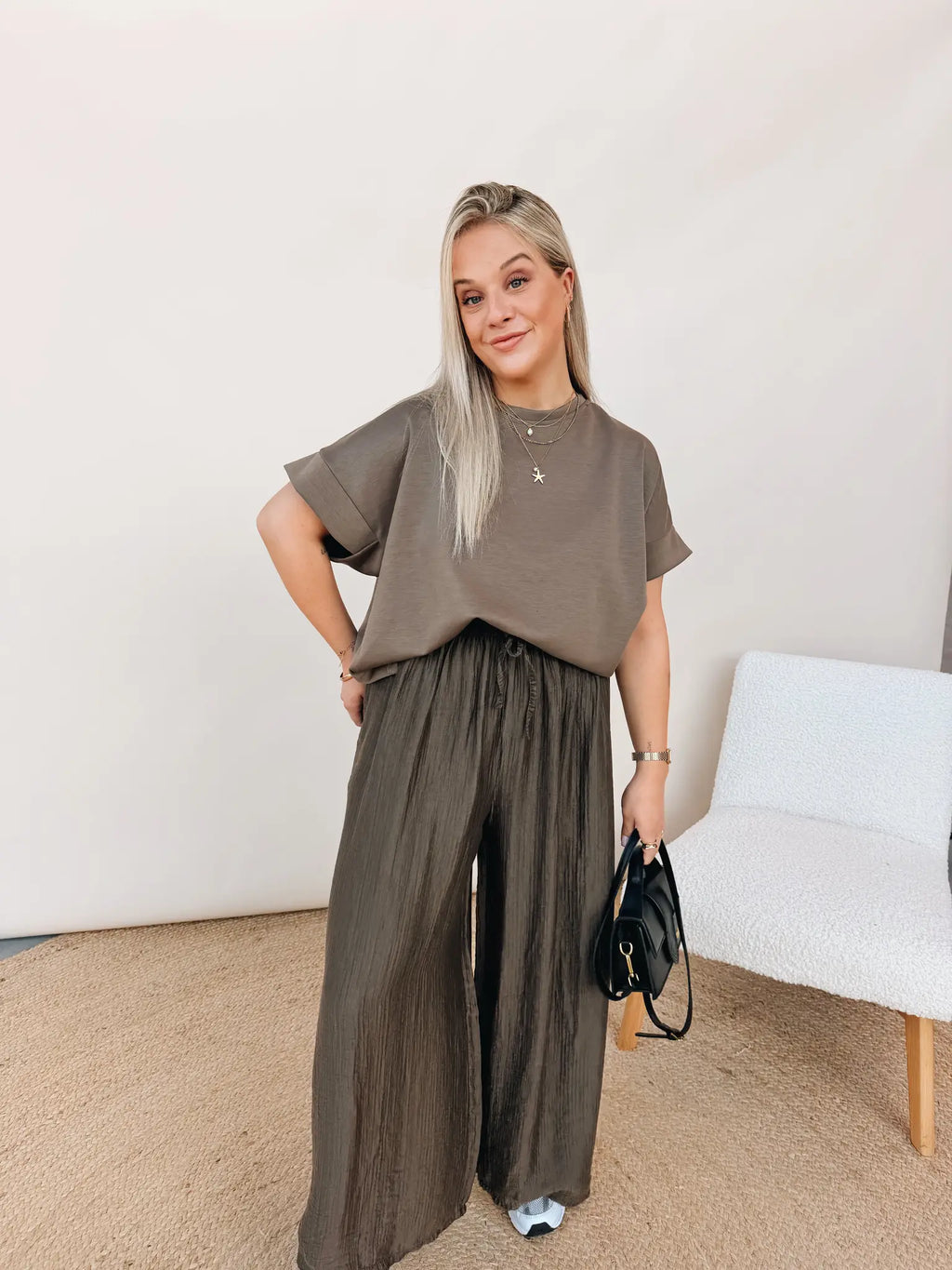 Célestine Top Taupe