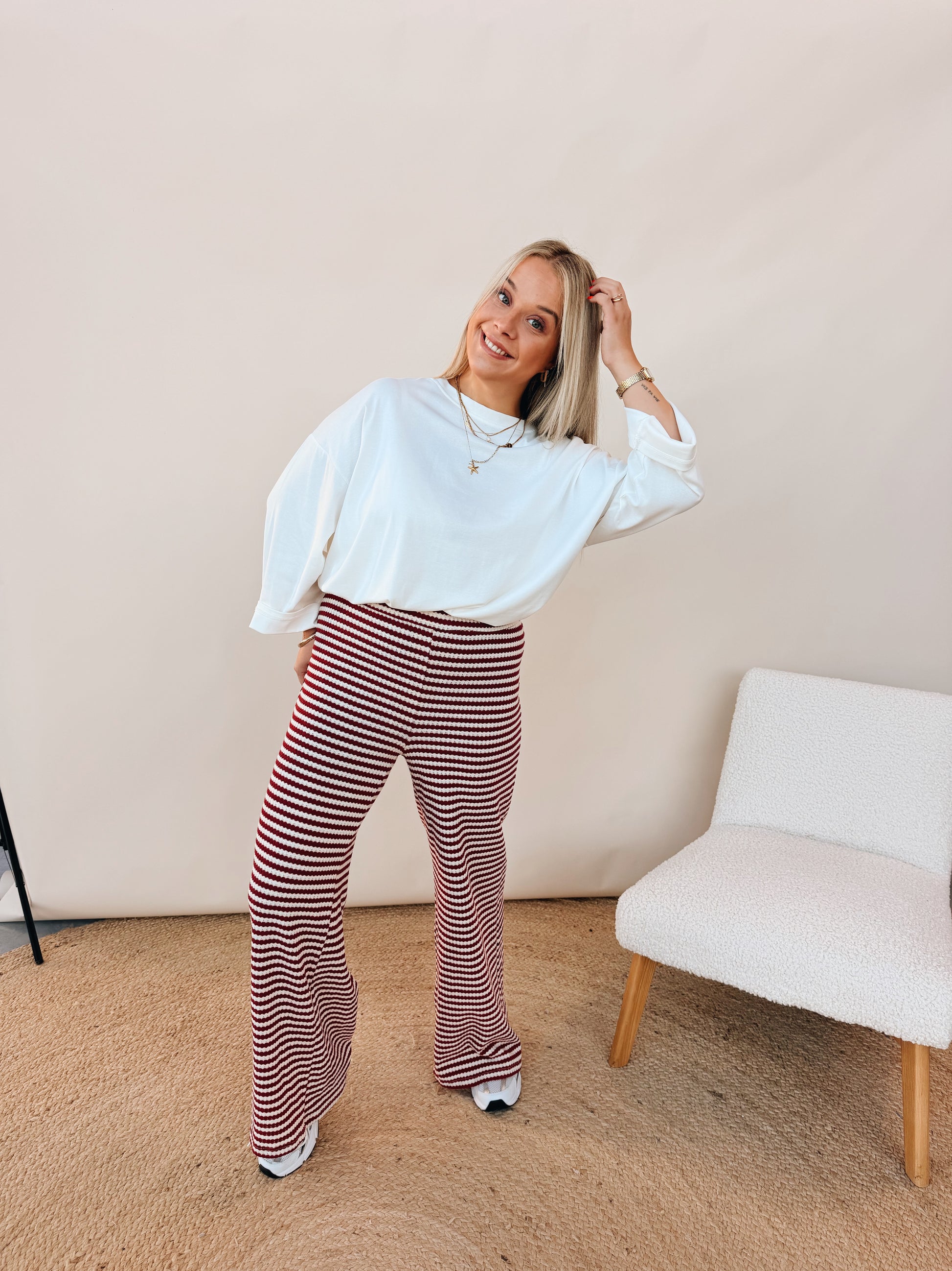 Cleo Pantalon Rood