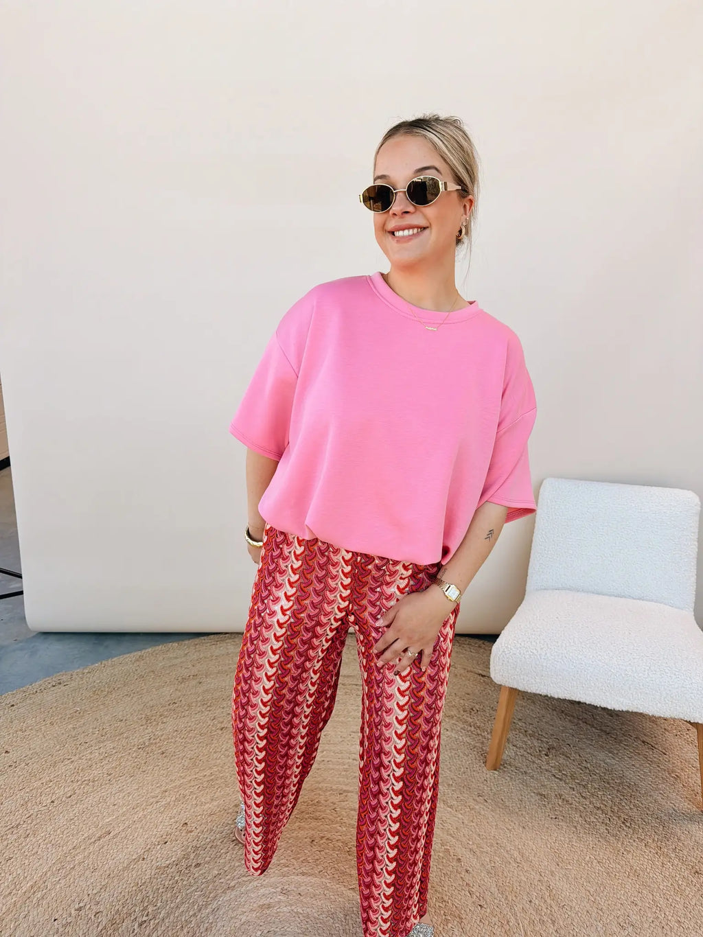 Margaux Top Fuchsia