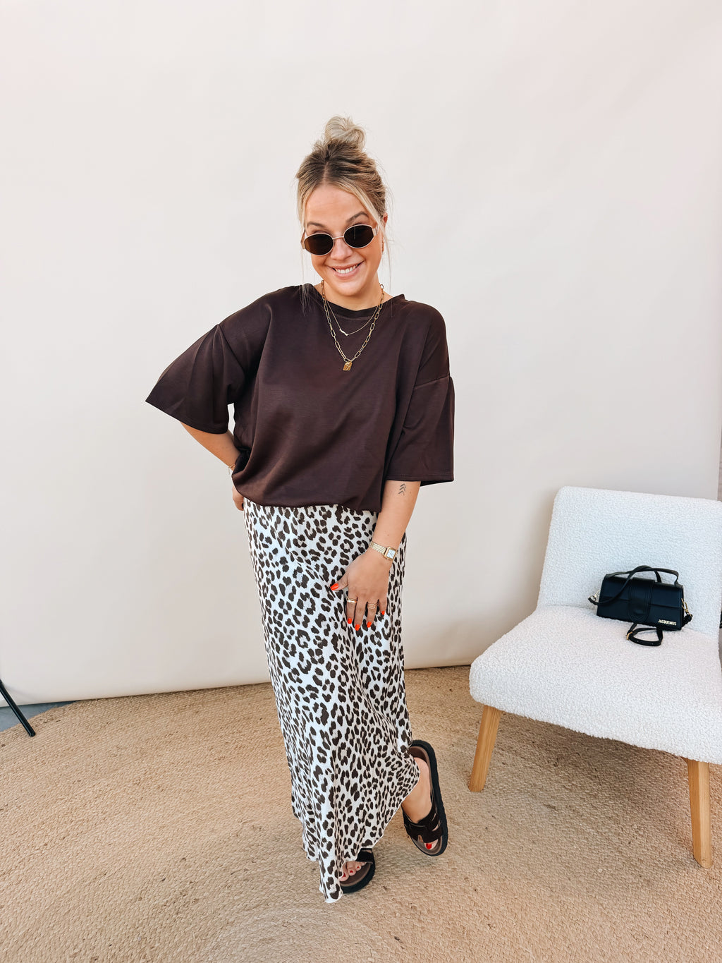 Jente Leopard Rok