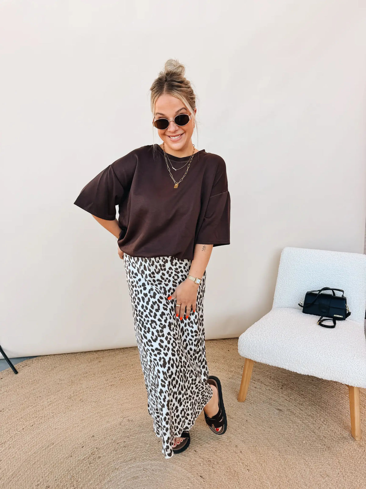 Jente Leopard Rok