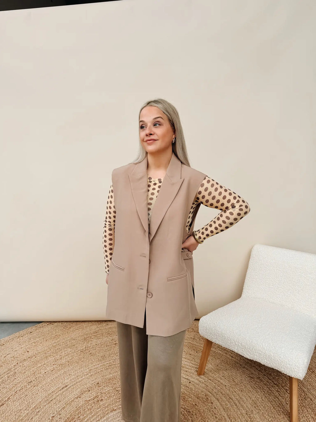 Kimmie Blazer Camel