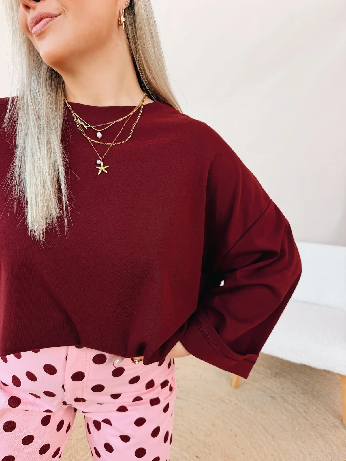 Aurélie Shirt Bordeaux