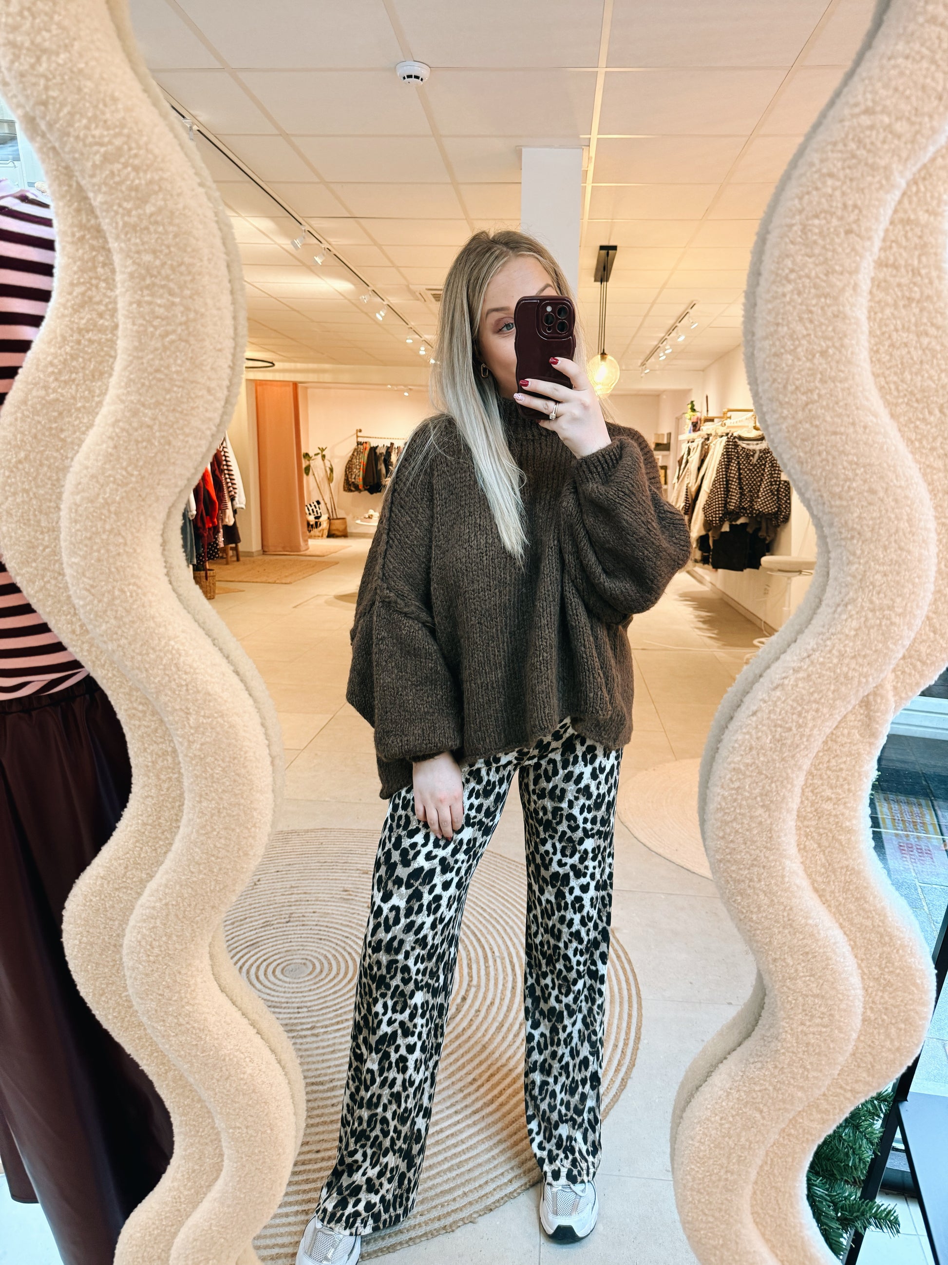 Marie Leopard Pantalon