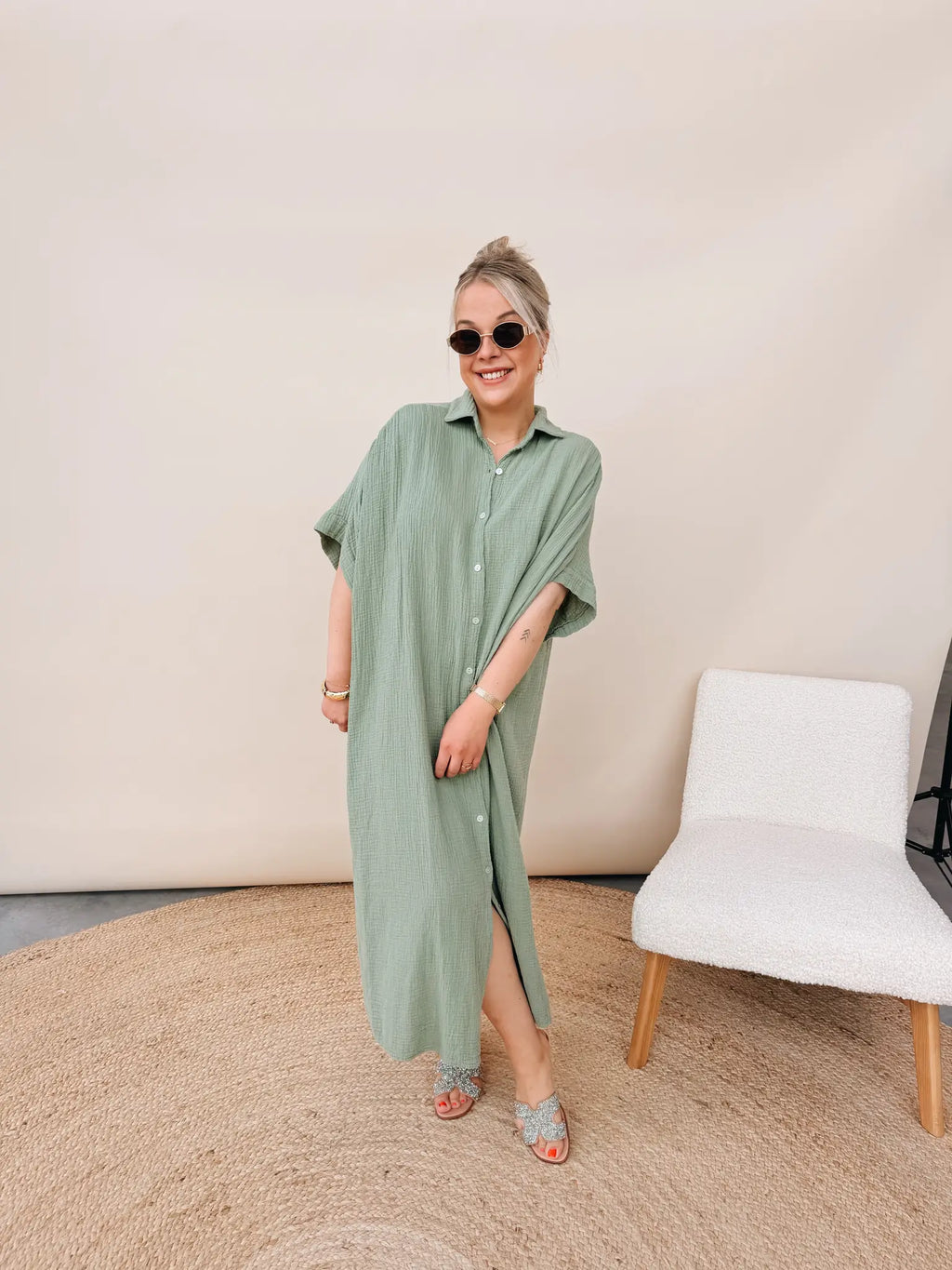 Mona Jurk Khaki