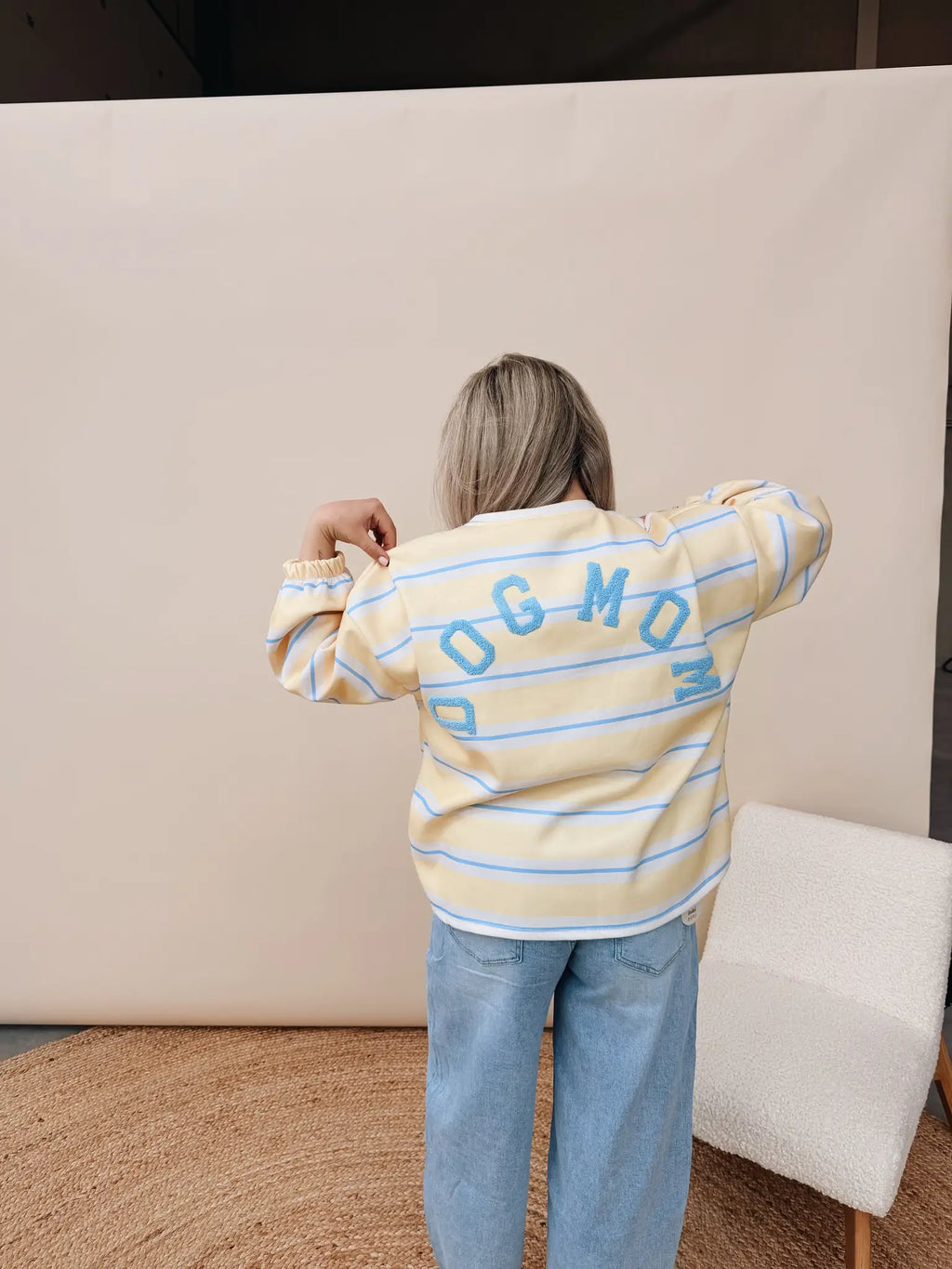 Striped Sweater Dogmom