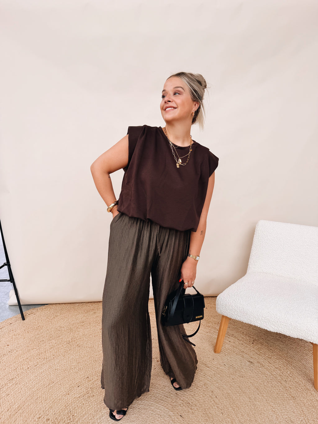Leonore Pantalon Choco