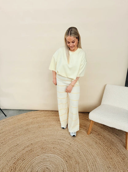 Claudine Pantalon Geel