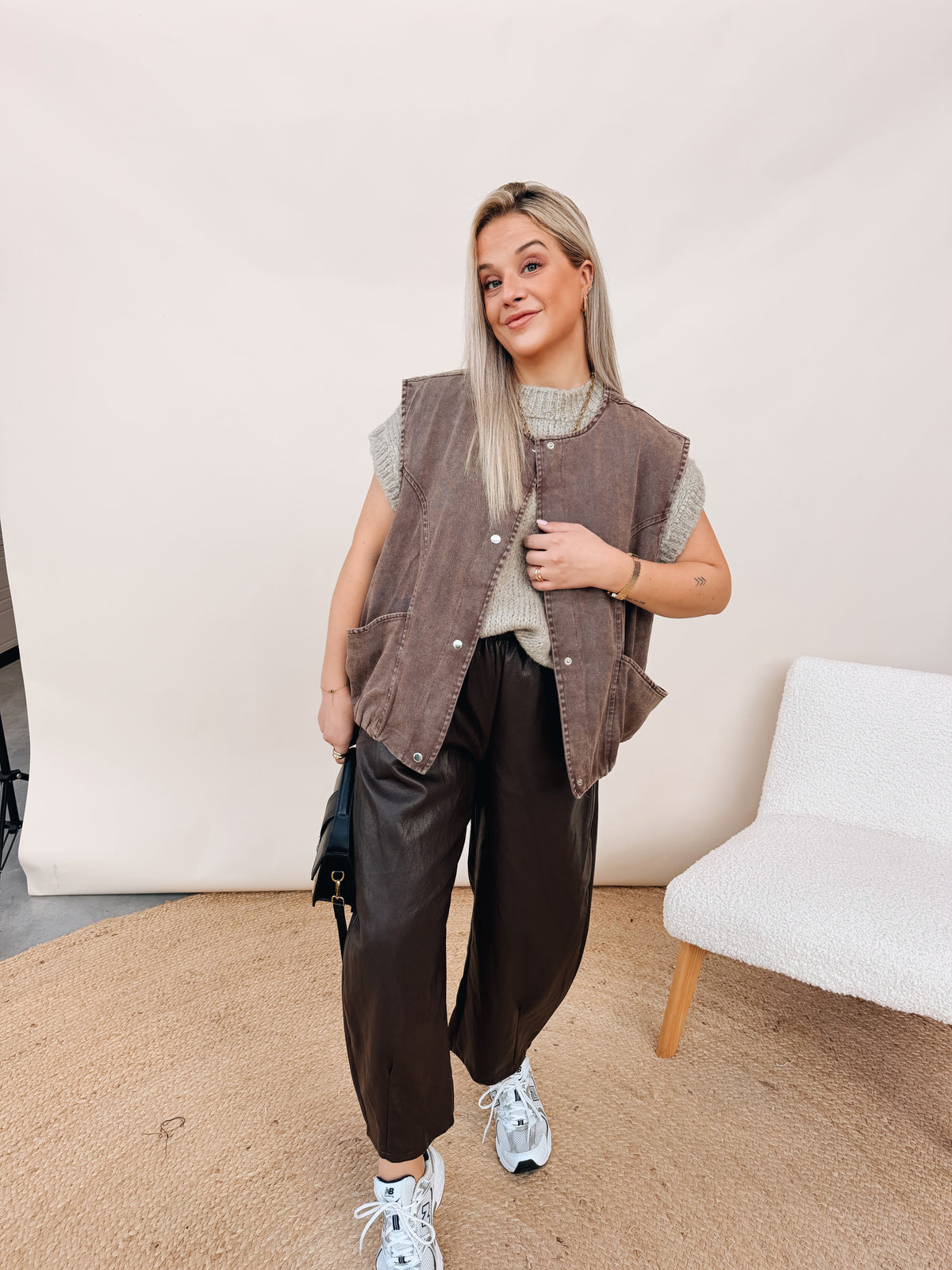 Romane Jeans Jacket Choco