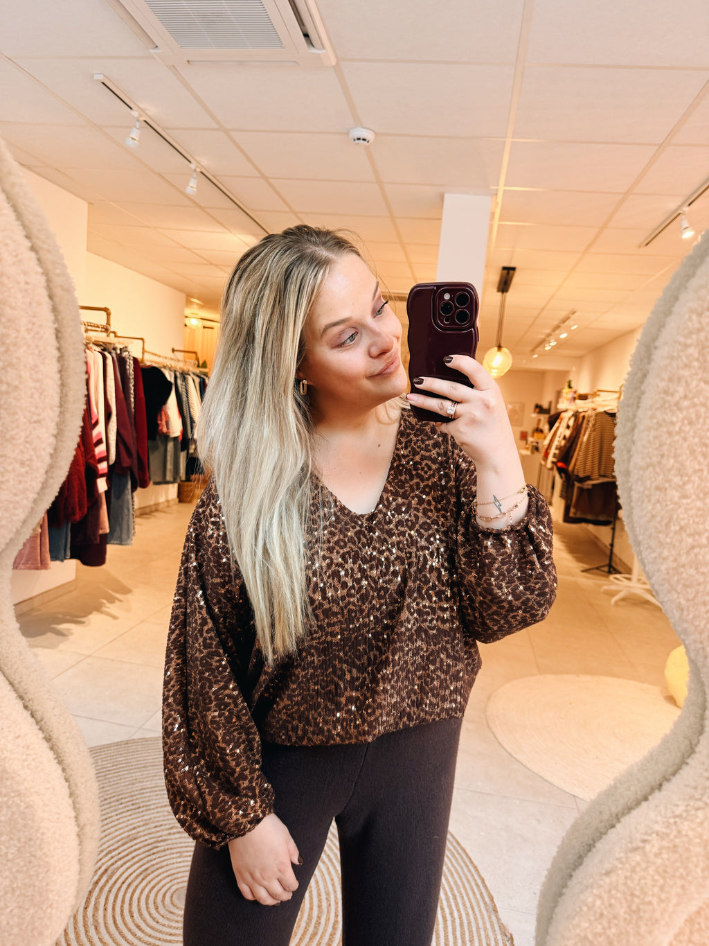 Pippa Leopard Top