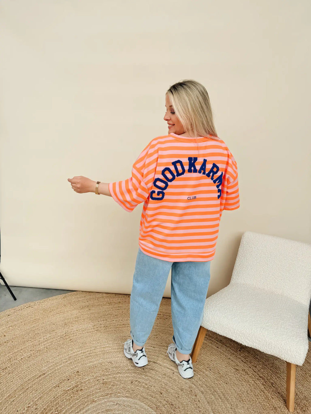 Shirt Good Karma Oranje