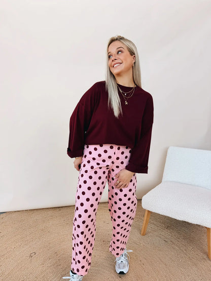Rosanna Dot Jeans Rose