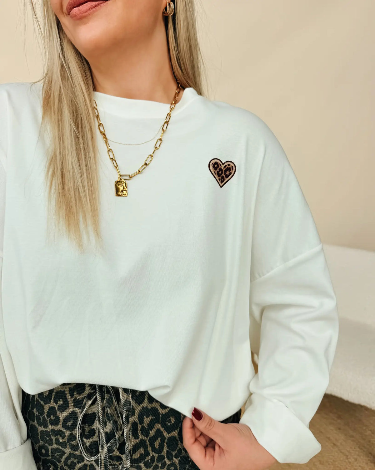 Leona Shirt Wit