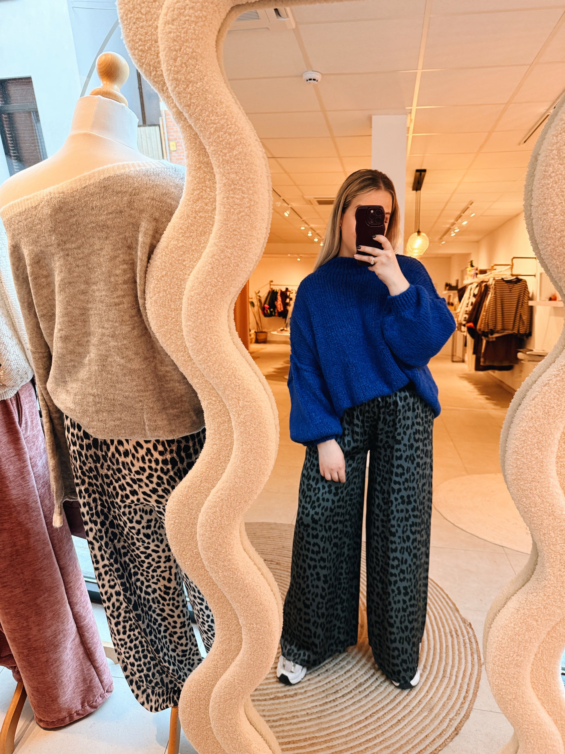 Lucille Leopard Pantalon