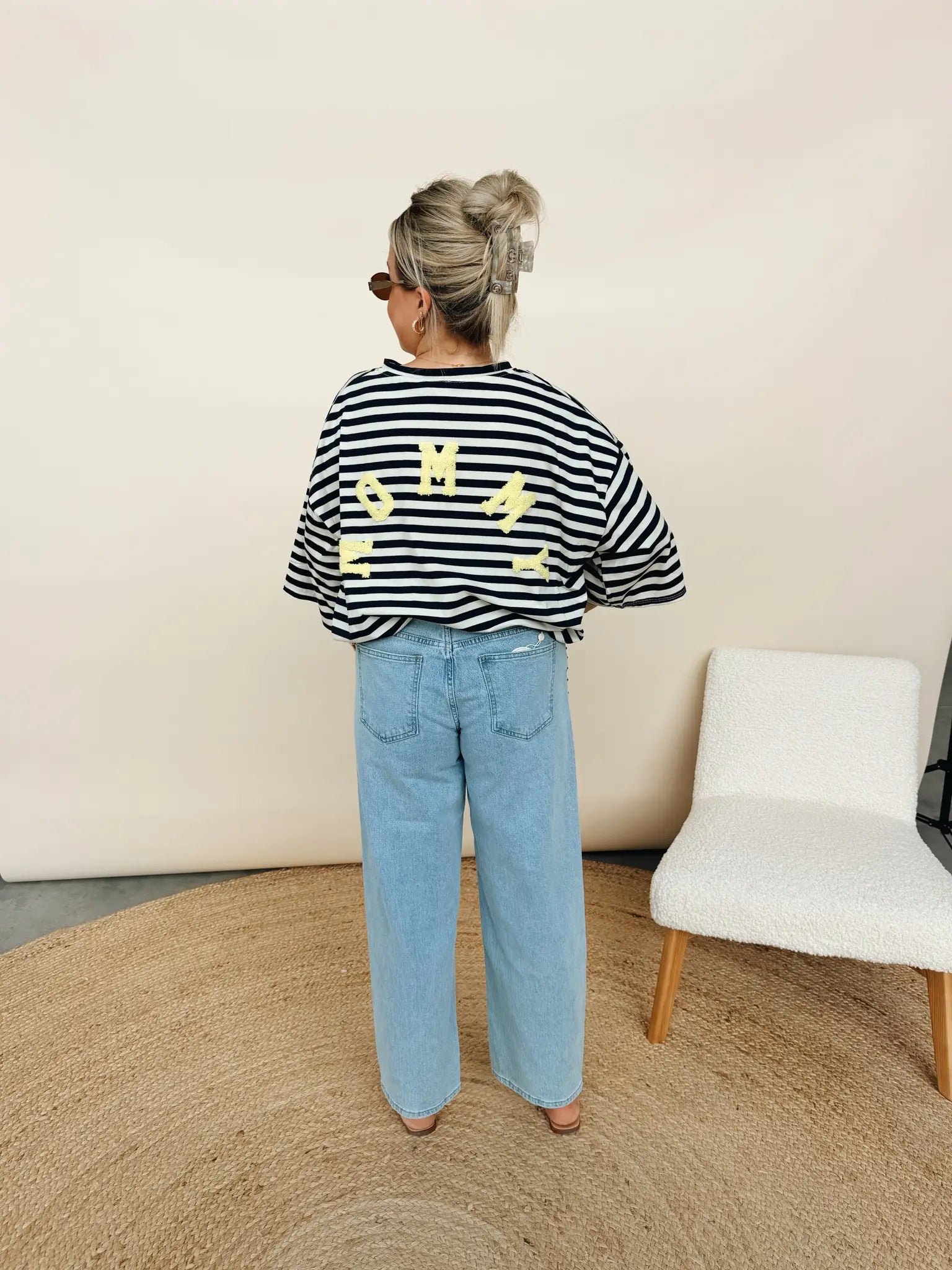 Shirt Mommy Marineblauw
