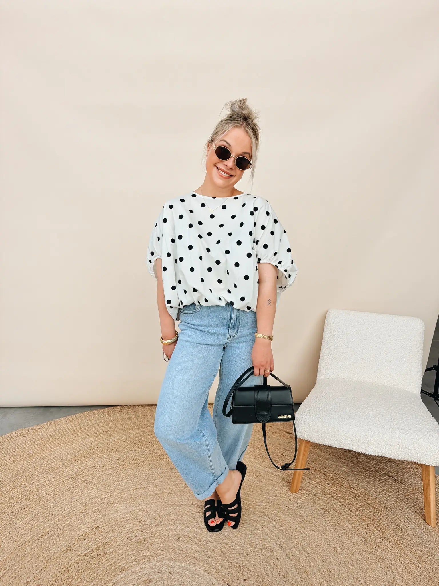 Odette Dot Top Wit