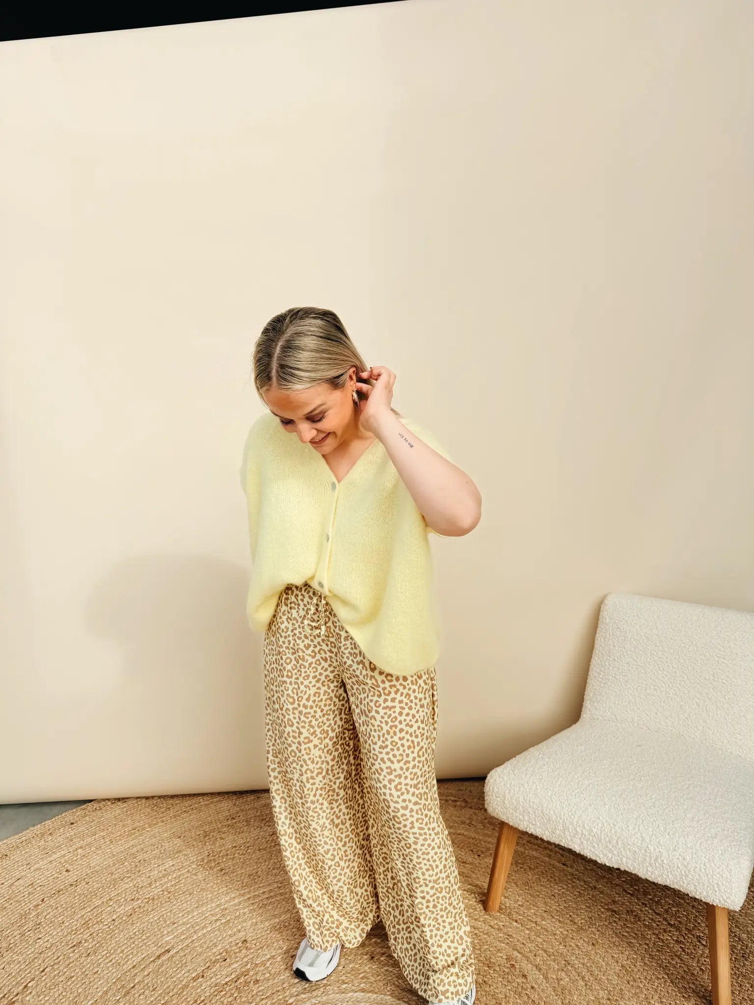 Annebel Leopard Pantalon