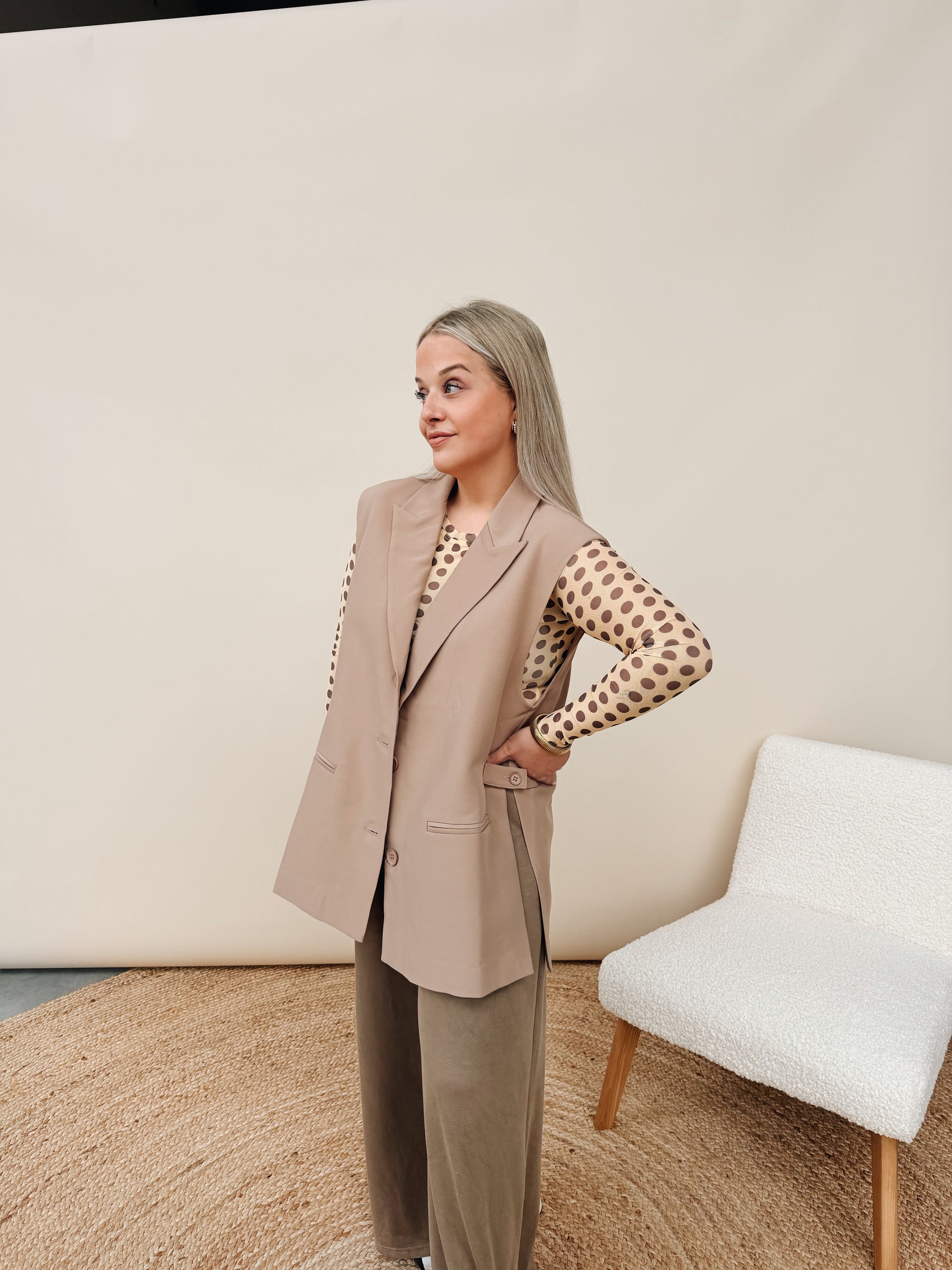 Kimmie Blazer Camel
