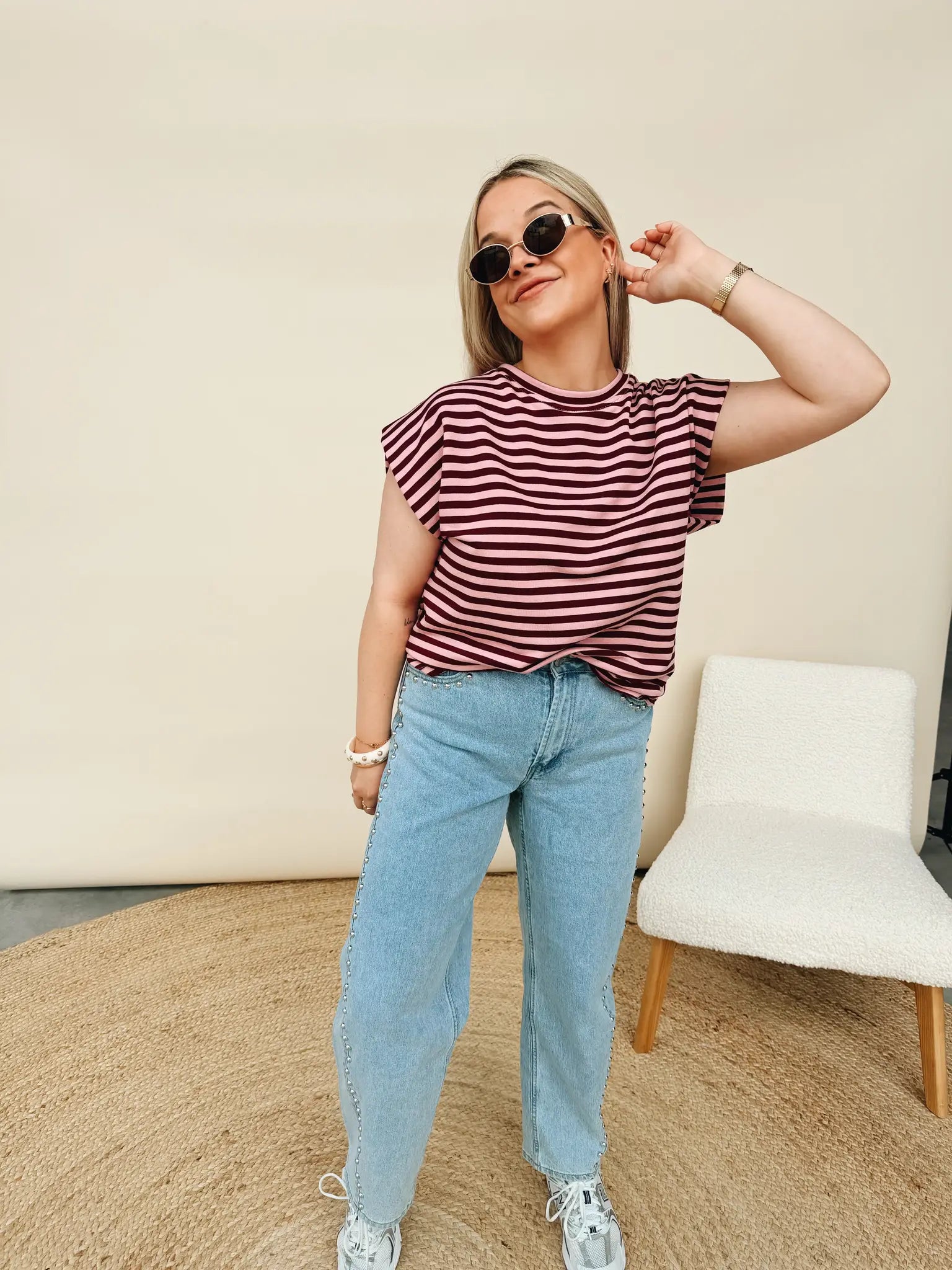 Zadie Top Bordeaux