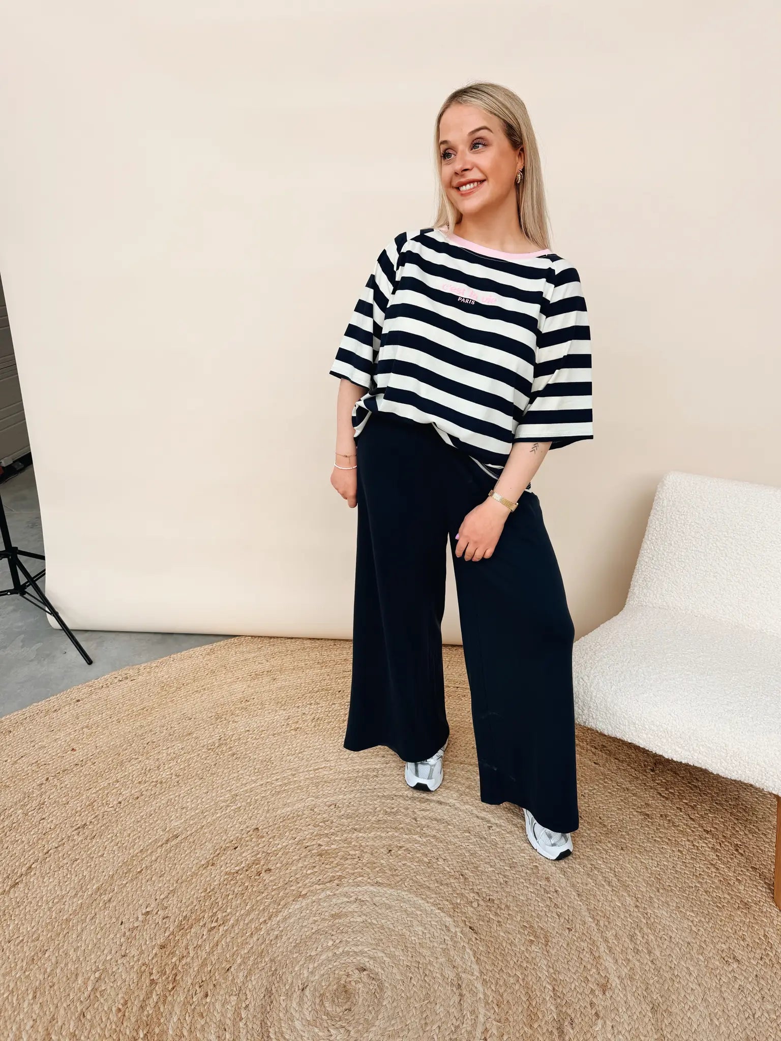 Clementine Pantalon Marineblauw