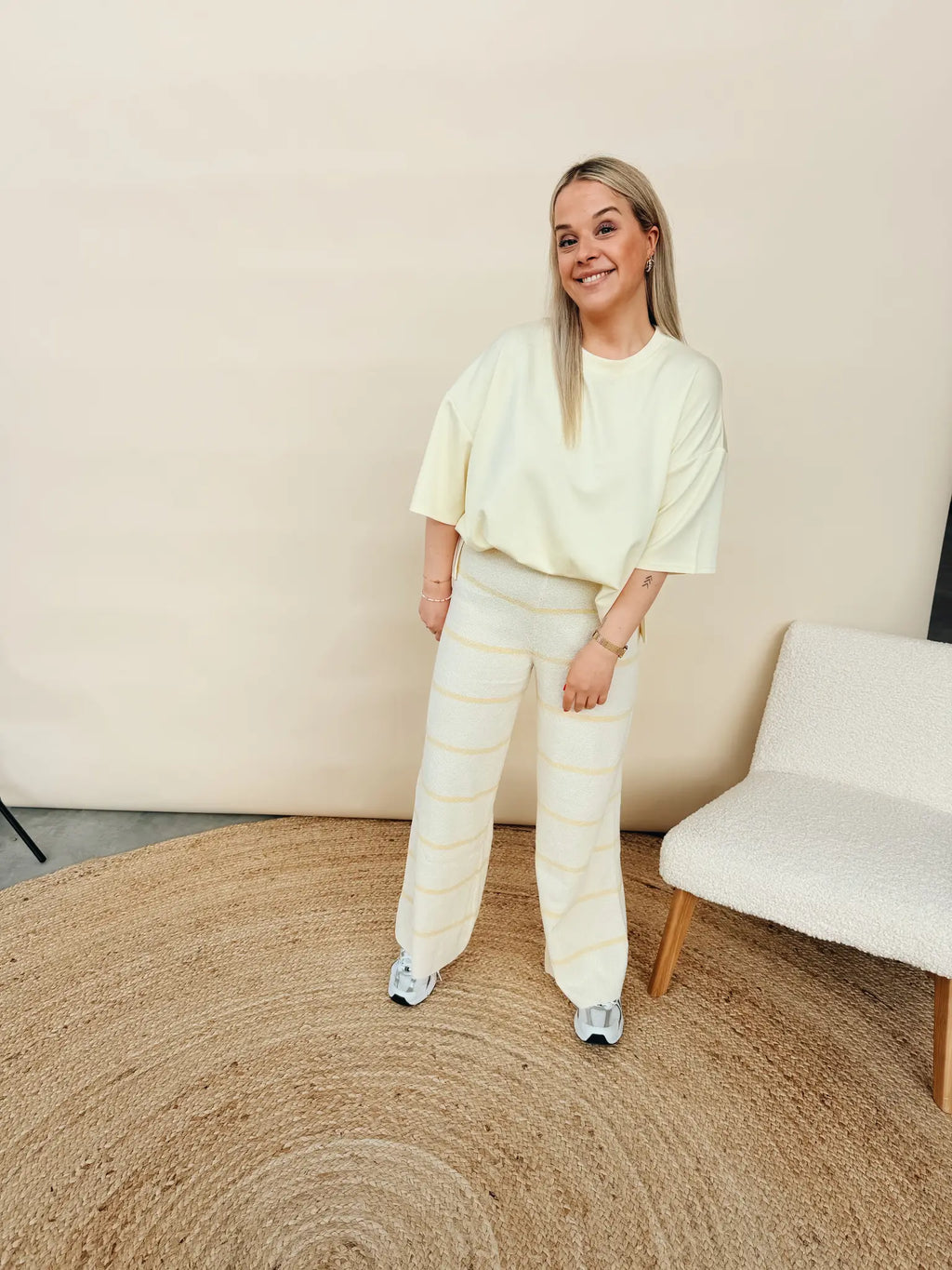 Claudine Pantalon Geel