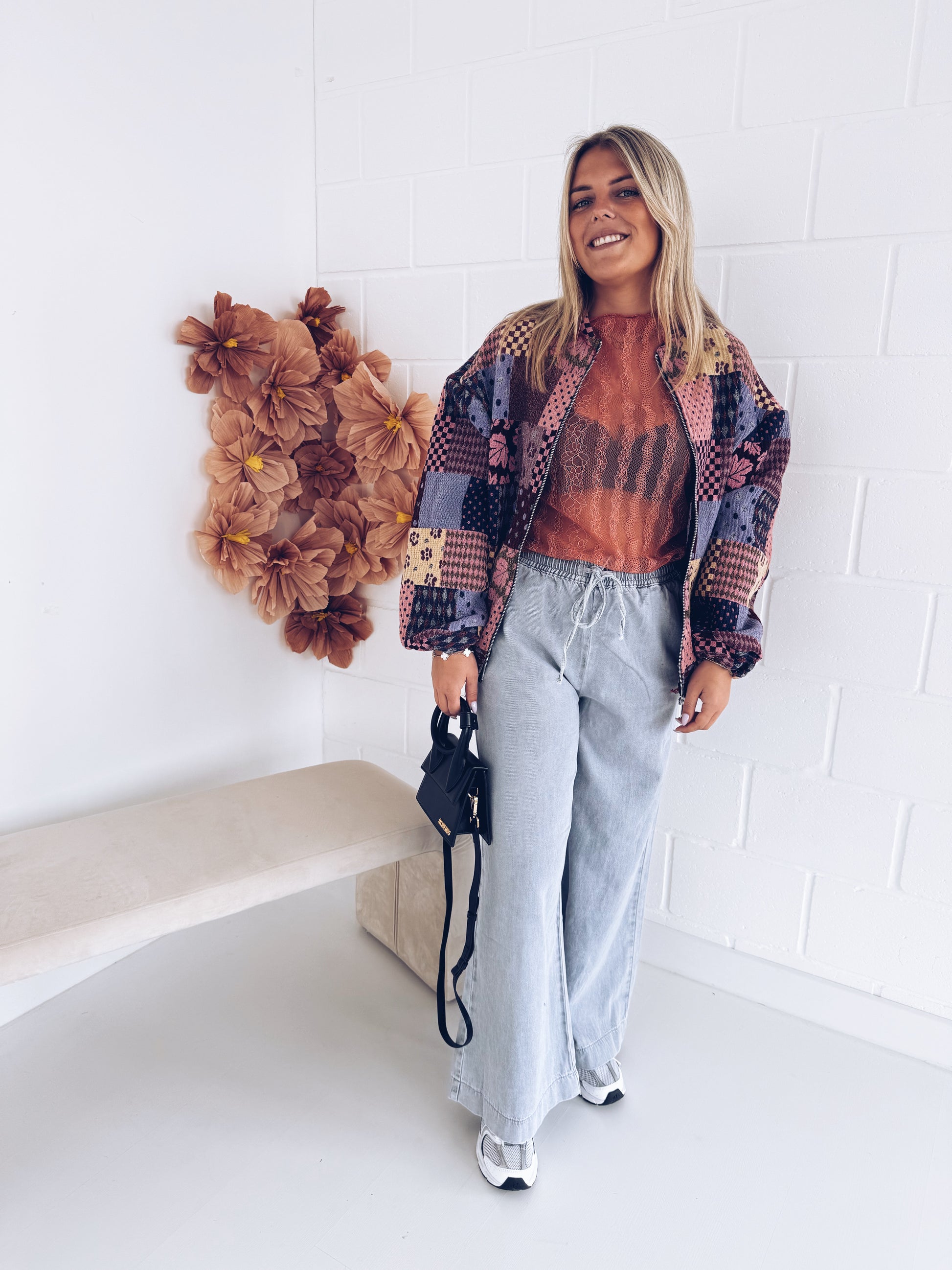 Mila Lace Top Koraal