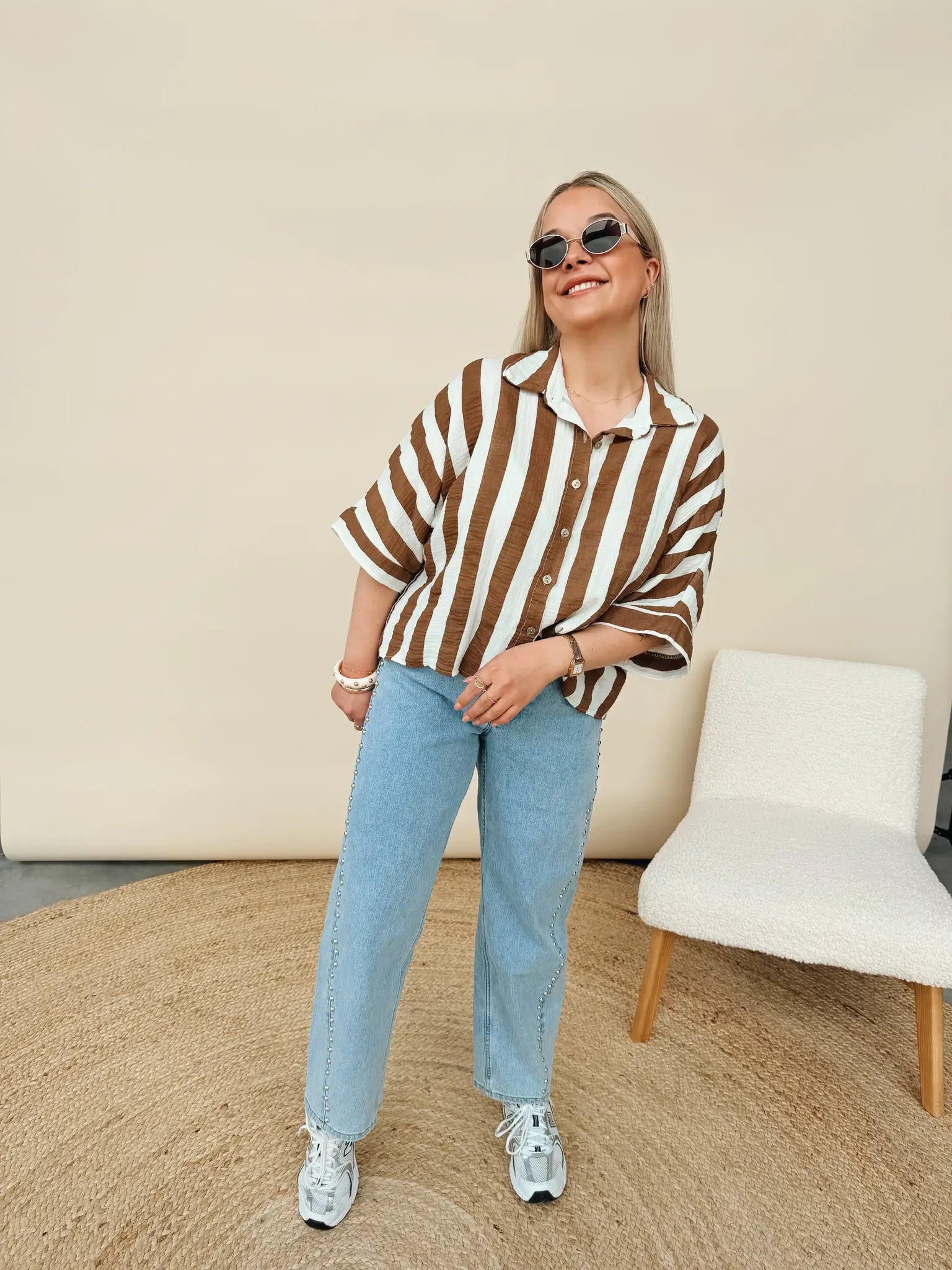 Nette Blouse Taupe