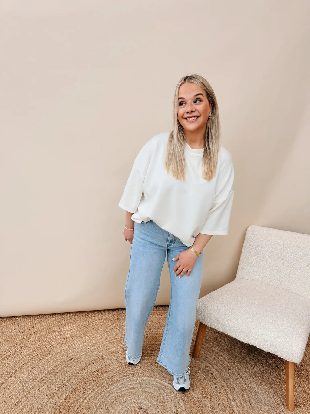 Eva Wide Leg Cropped Jeans