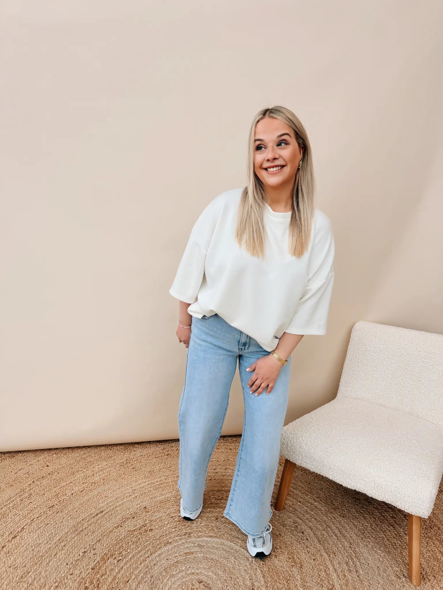 Eva Wide Leg Cropped Jeans