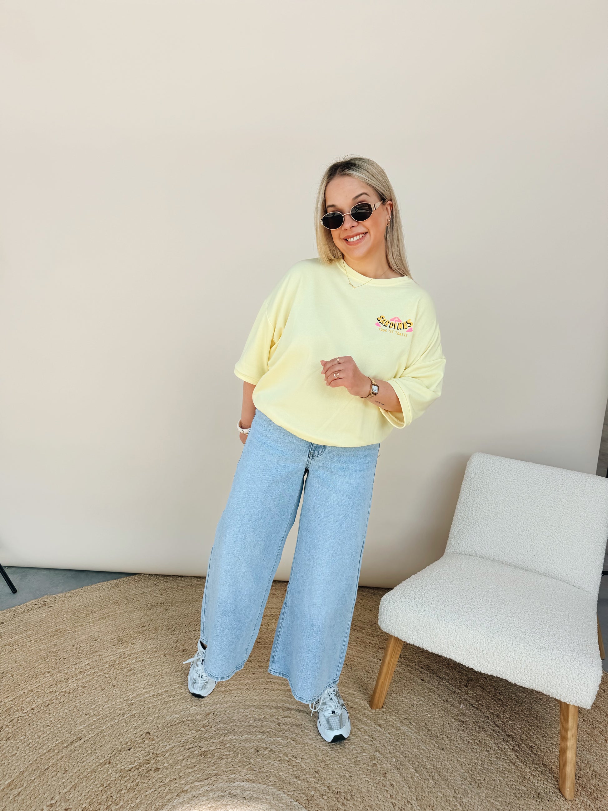 Wilma Wide Leg Cropped Jeans