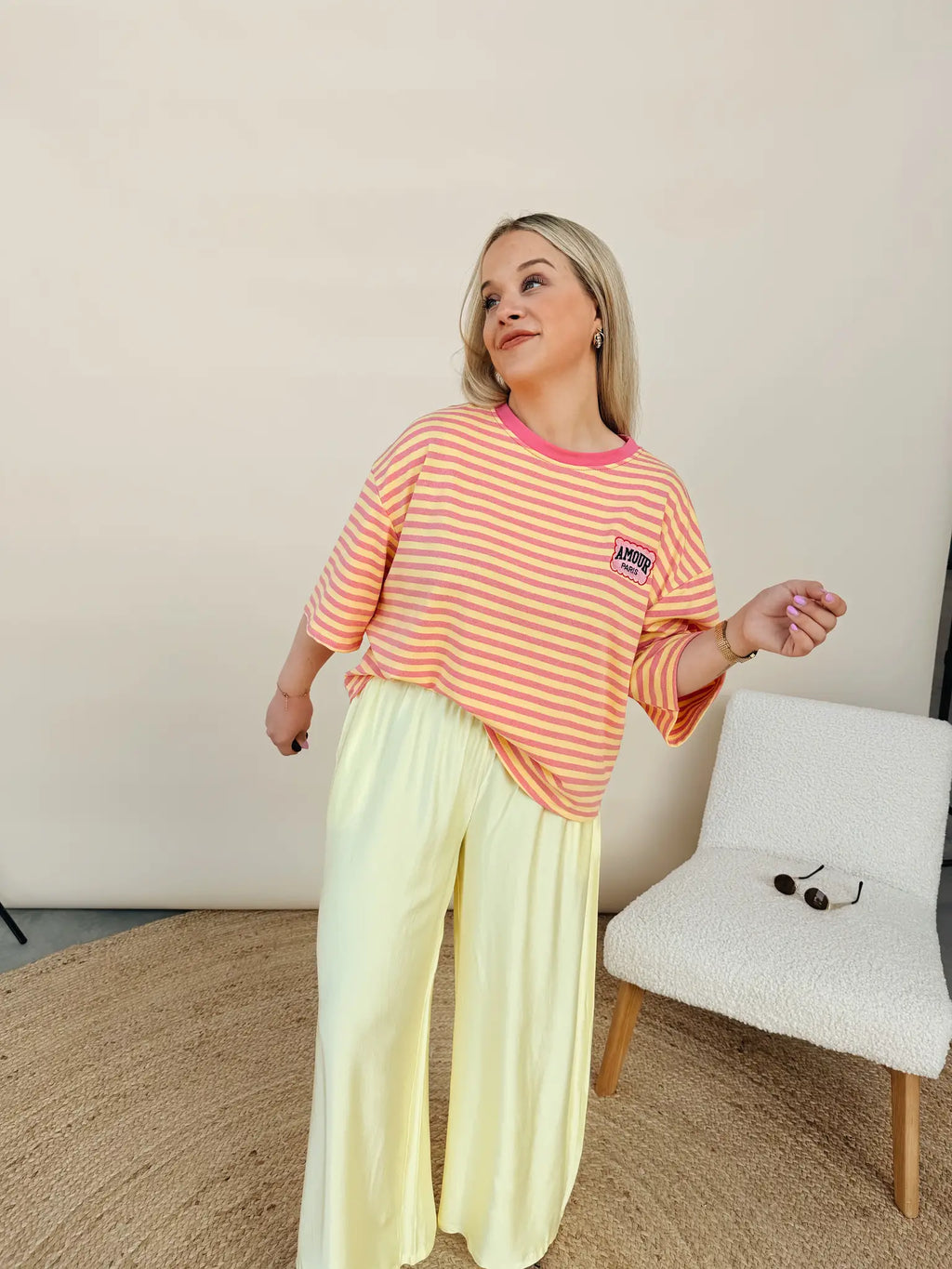 Shirt Amour Paris Roze