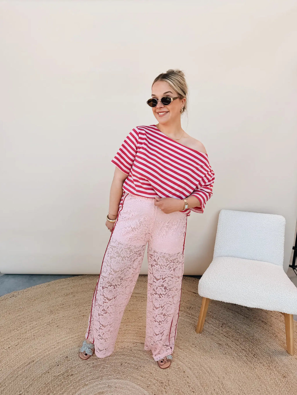 Loret Top Roze