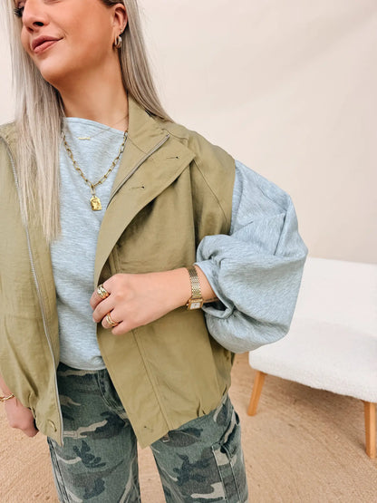 Théa Jacket Olijfgroen