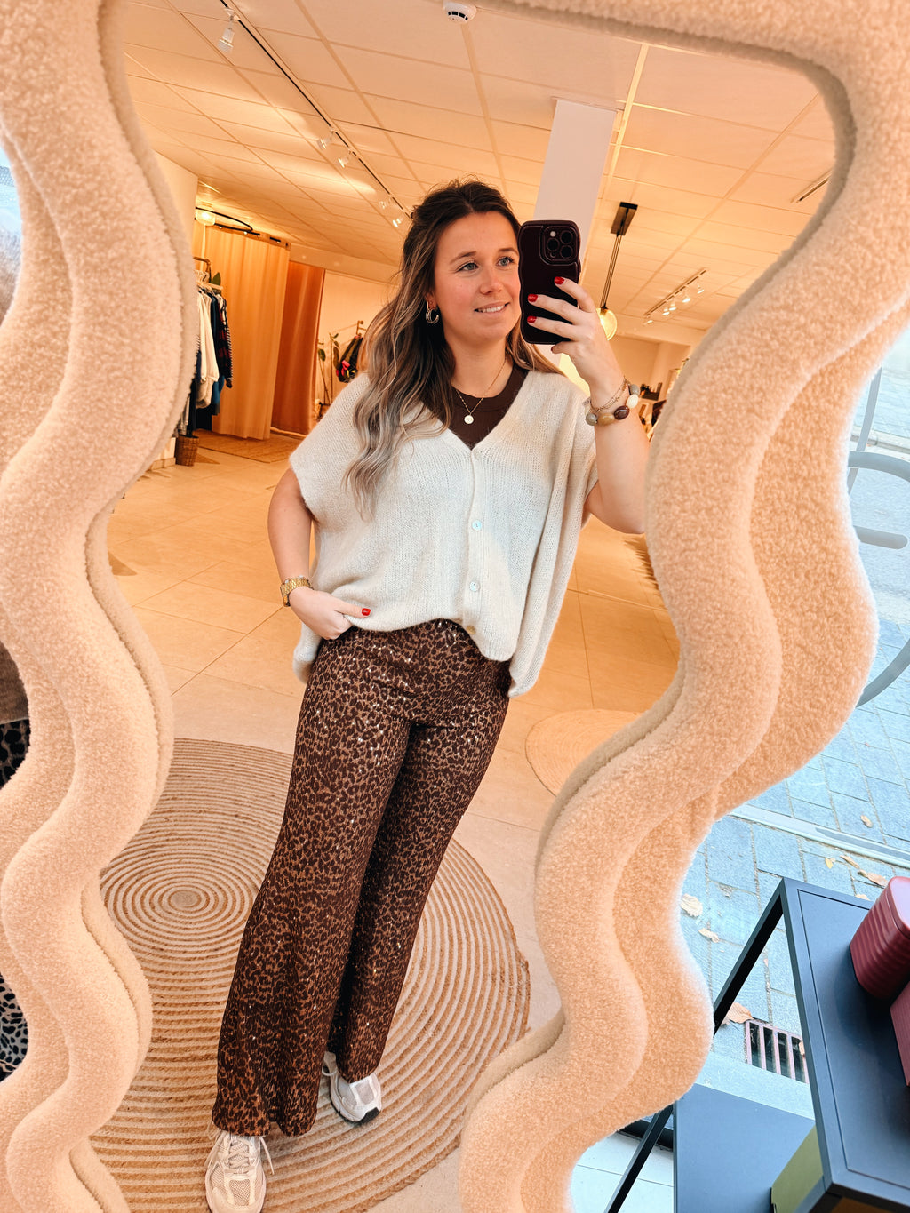 Pippa Leopard Pantalon