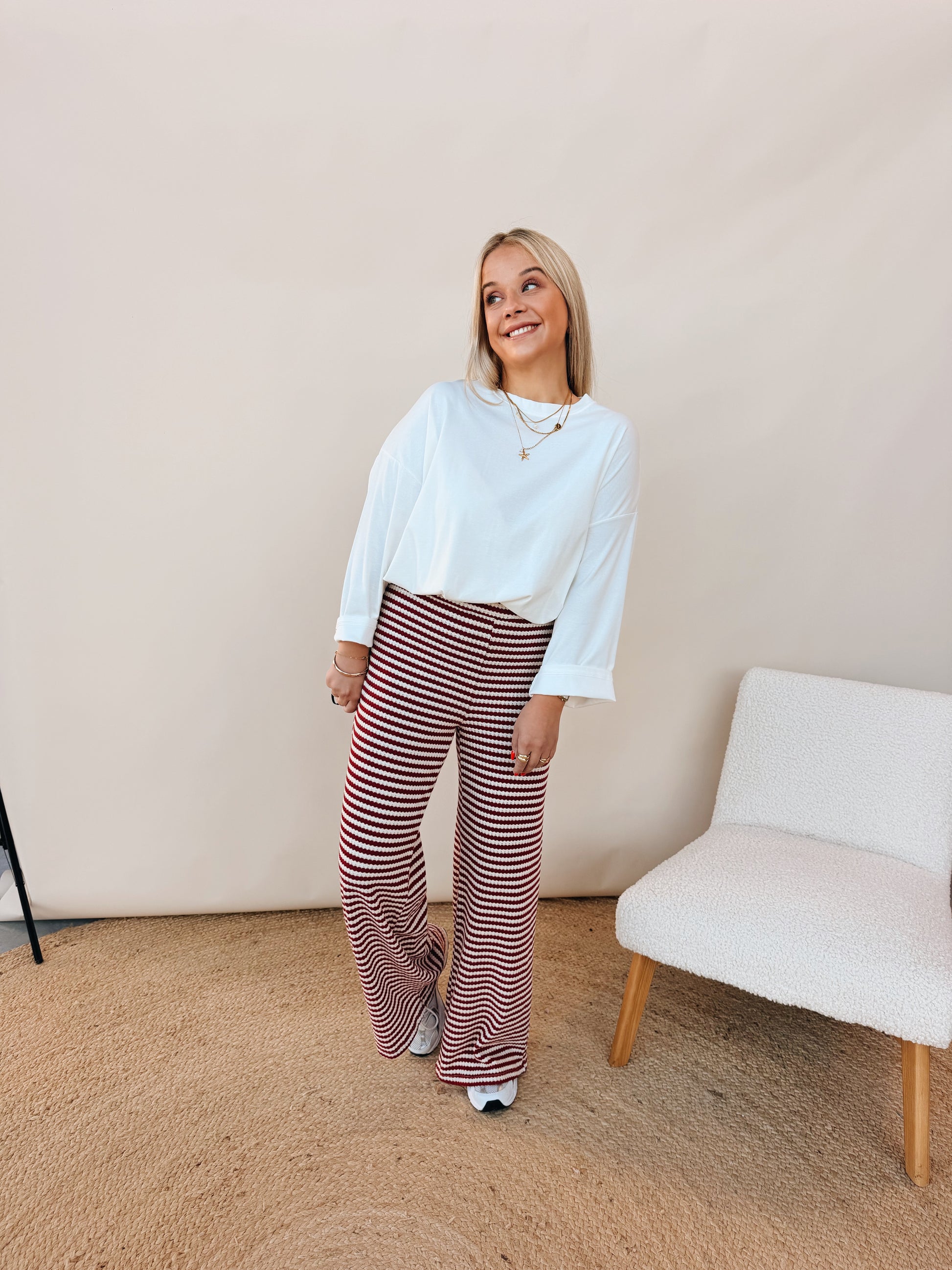Cleo Pantalon Rood