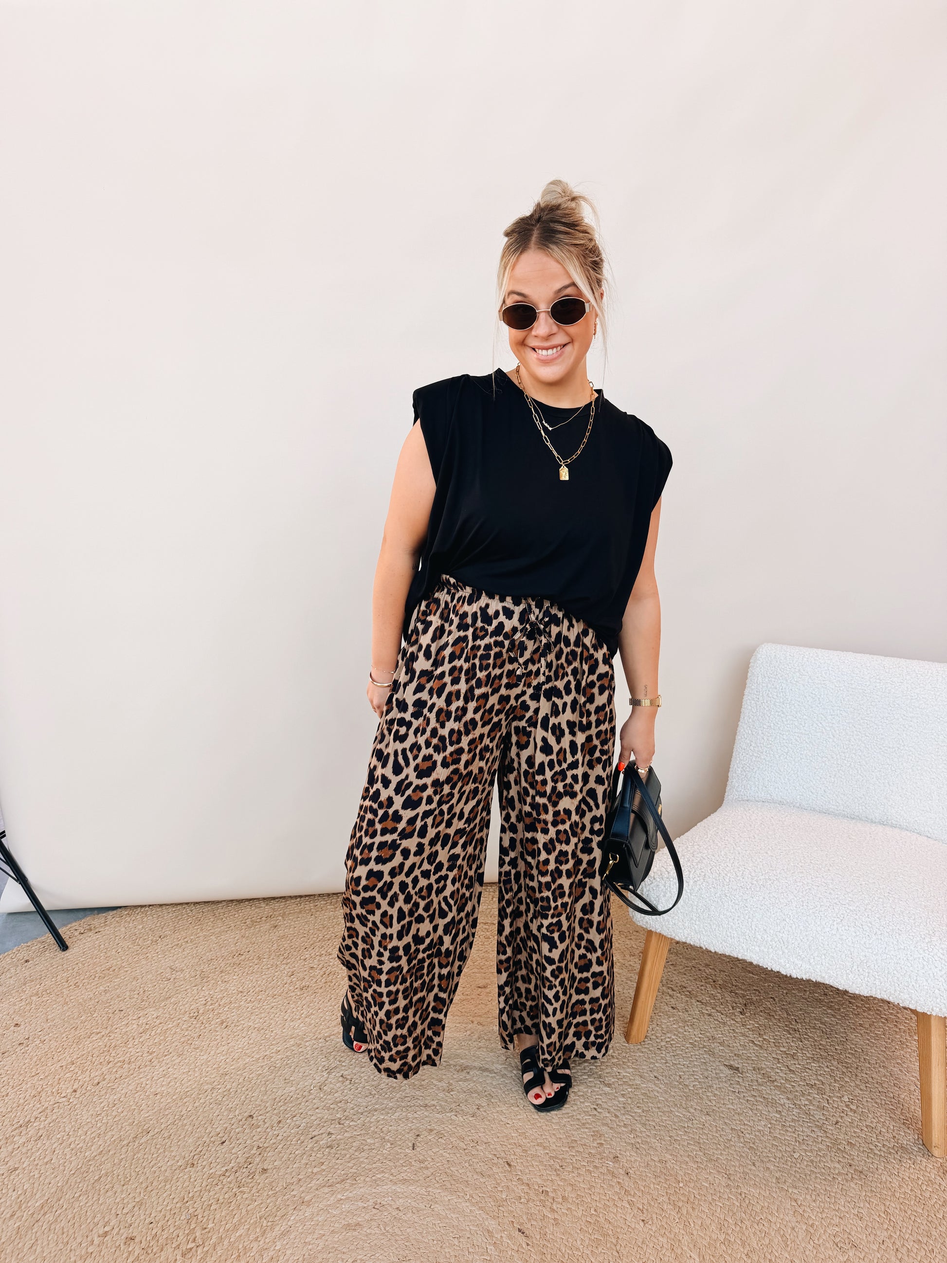 Angèle Top Zwart