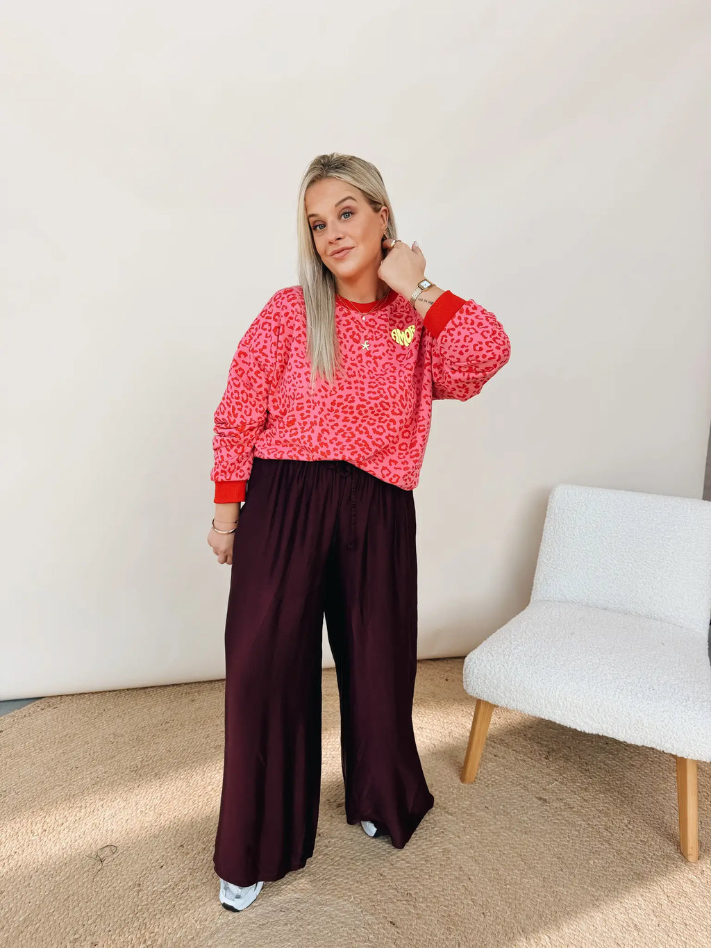 Sweatshirt Amor Leopard