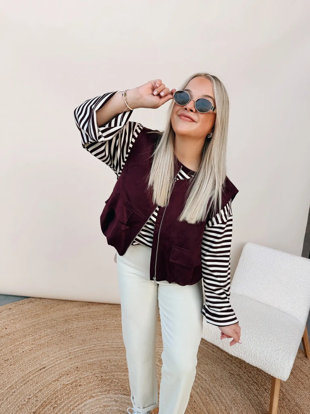 Mina Jacket Bordeaux