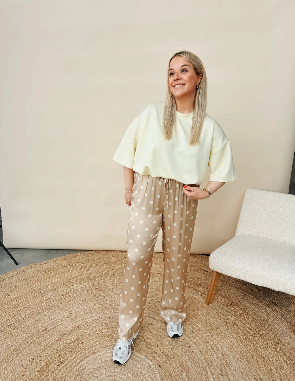 Féline Dot Pantalon
