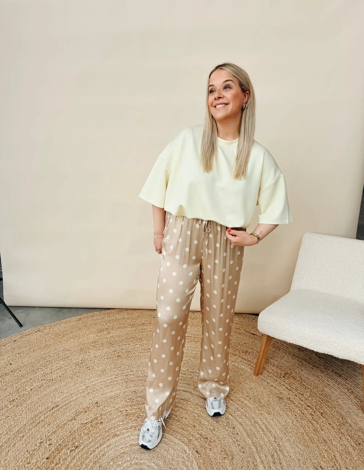 Féline Dot Pantalon