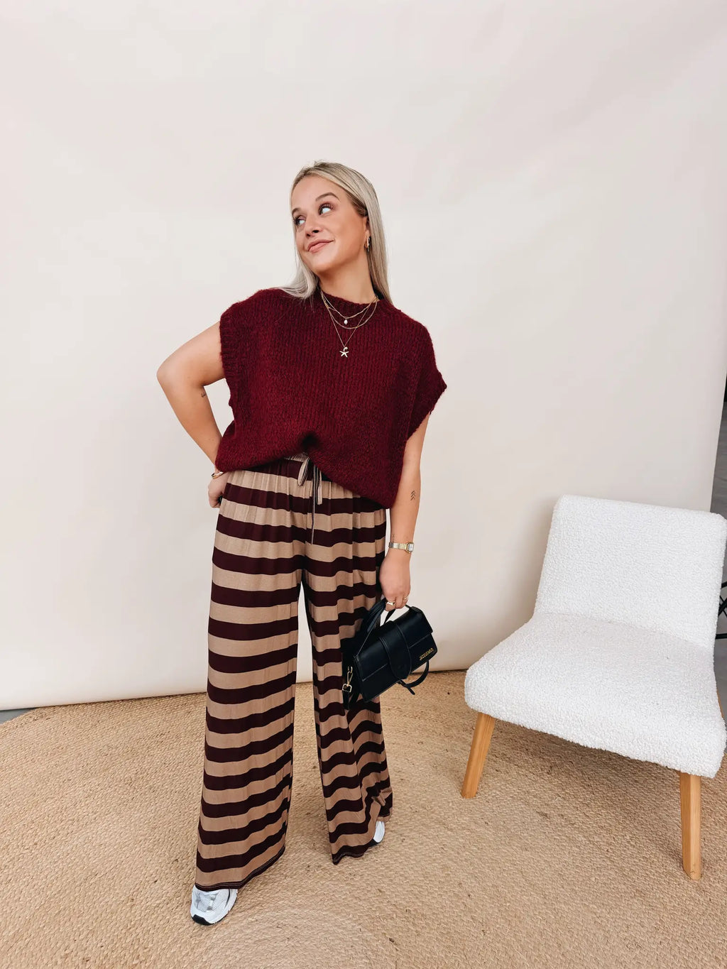 Jessie Striped Pantalon