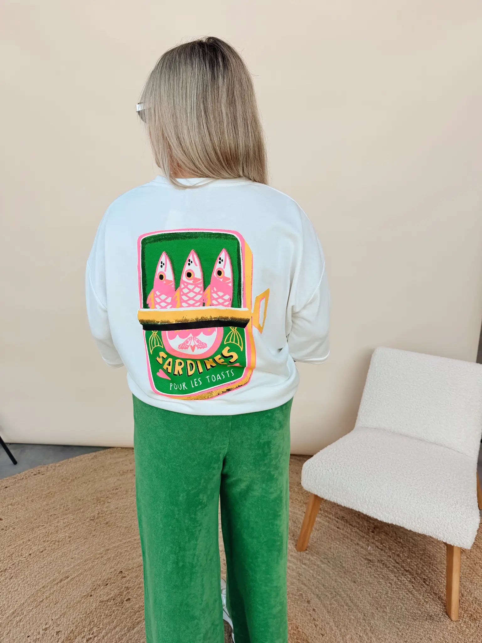 Shirt Sardines Pour Les Toasts Wit