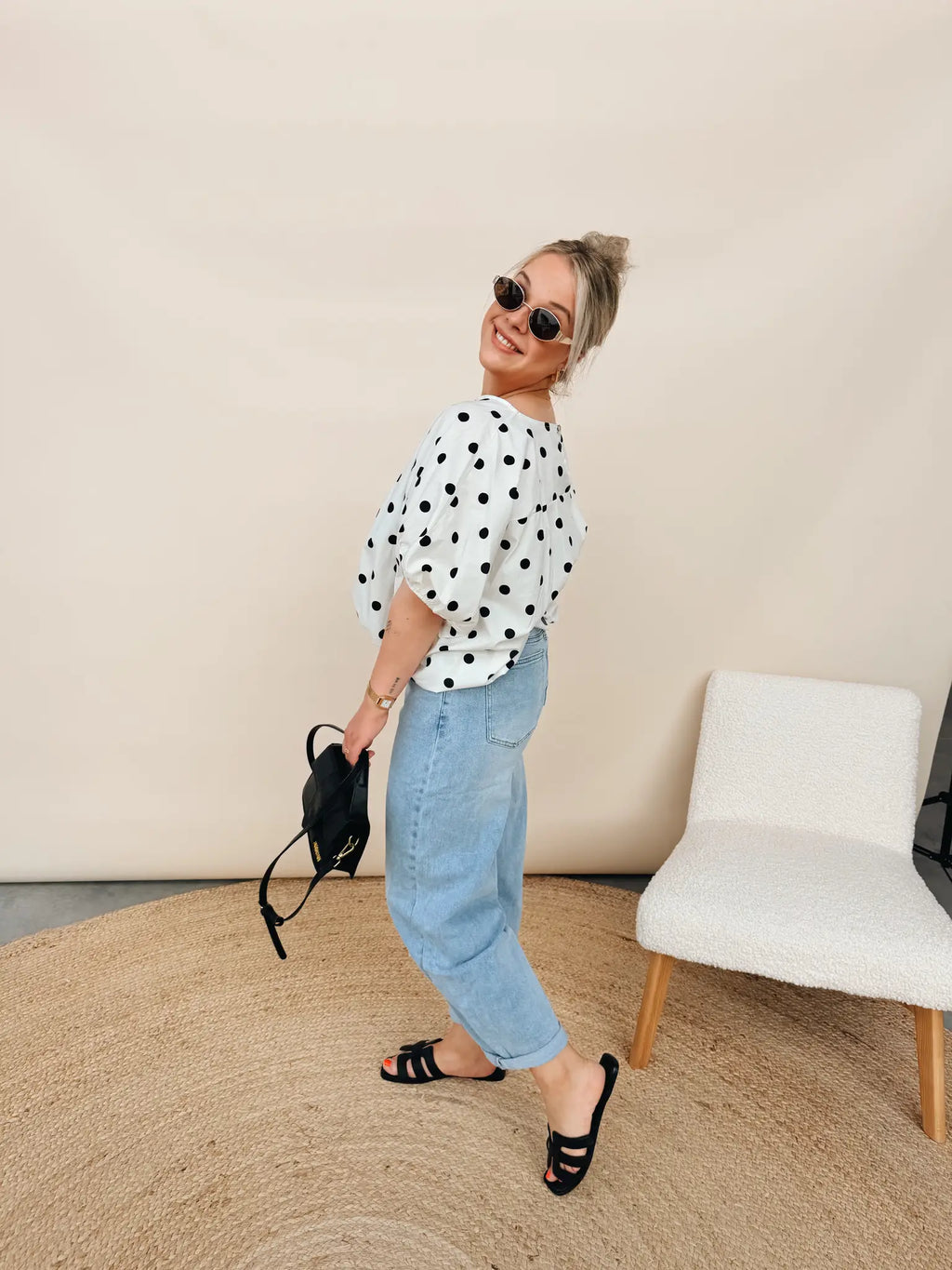 Odette Dot Top Wit