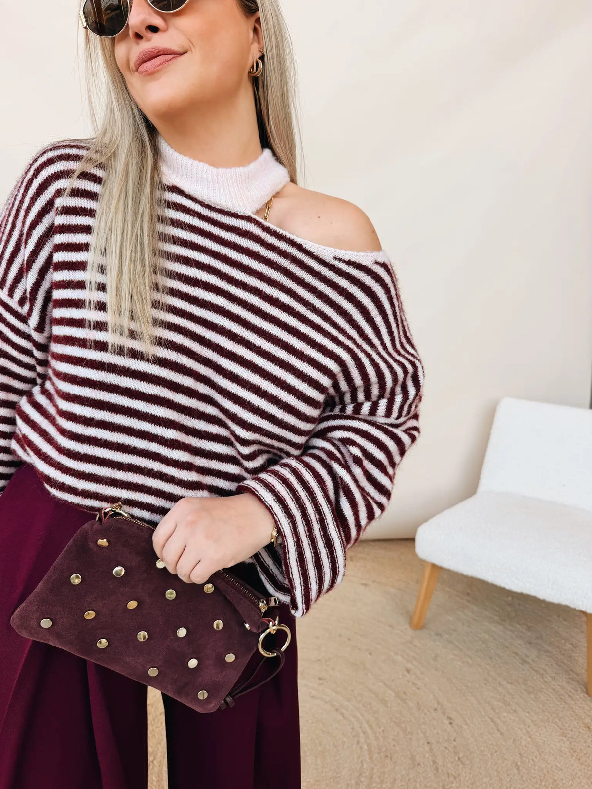 Solange Knit Bordeaux
