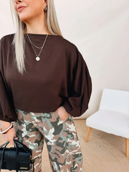 Albertine Top Choco