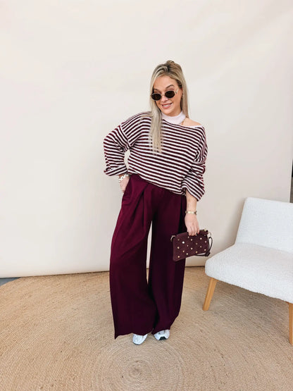 Solange Knit Bordeaux