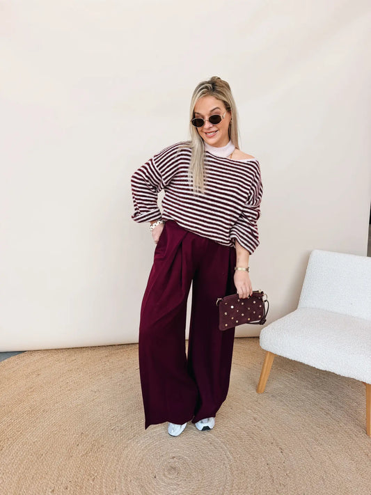 Solange Knit Bordeaux