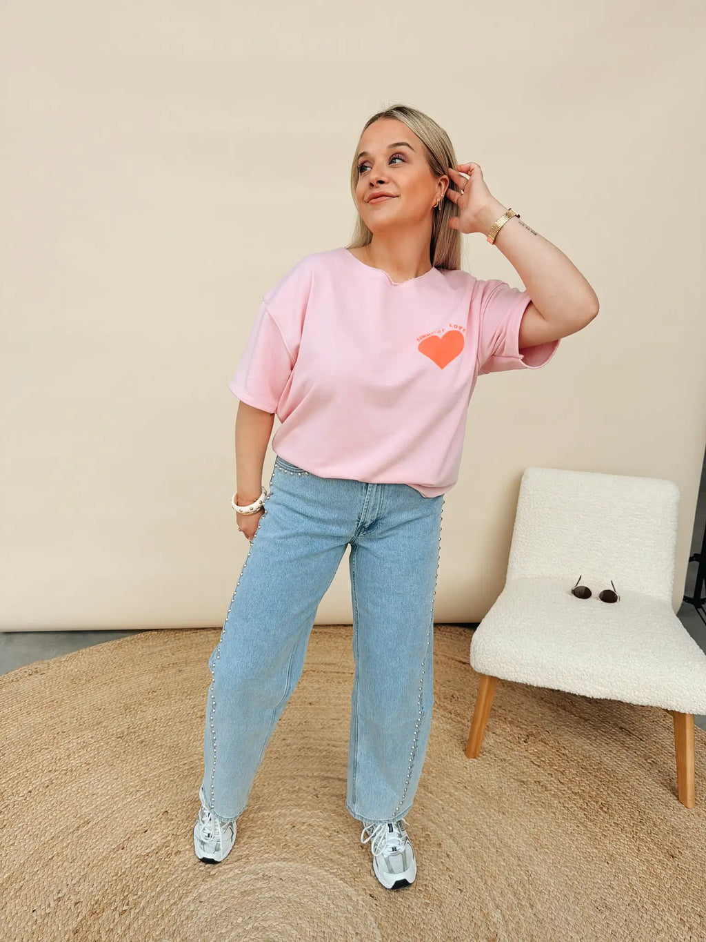 Shirt Summer Of Love Roze