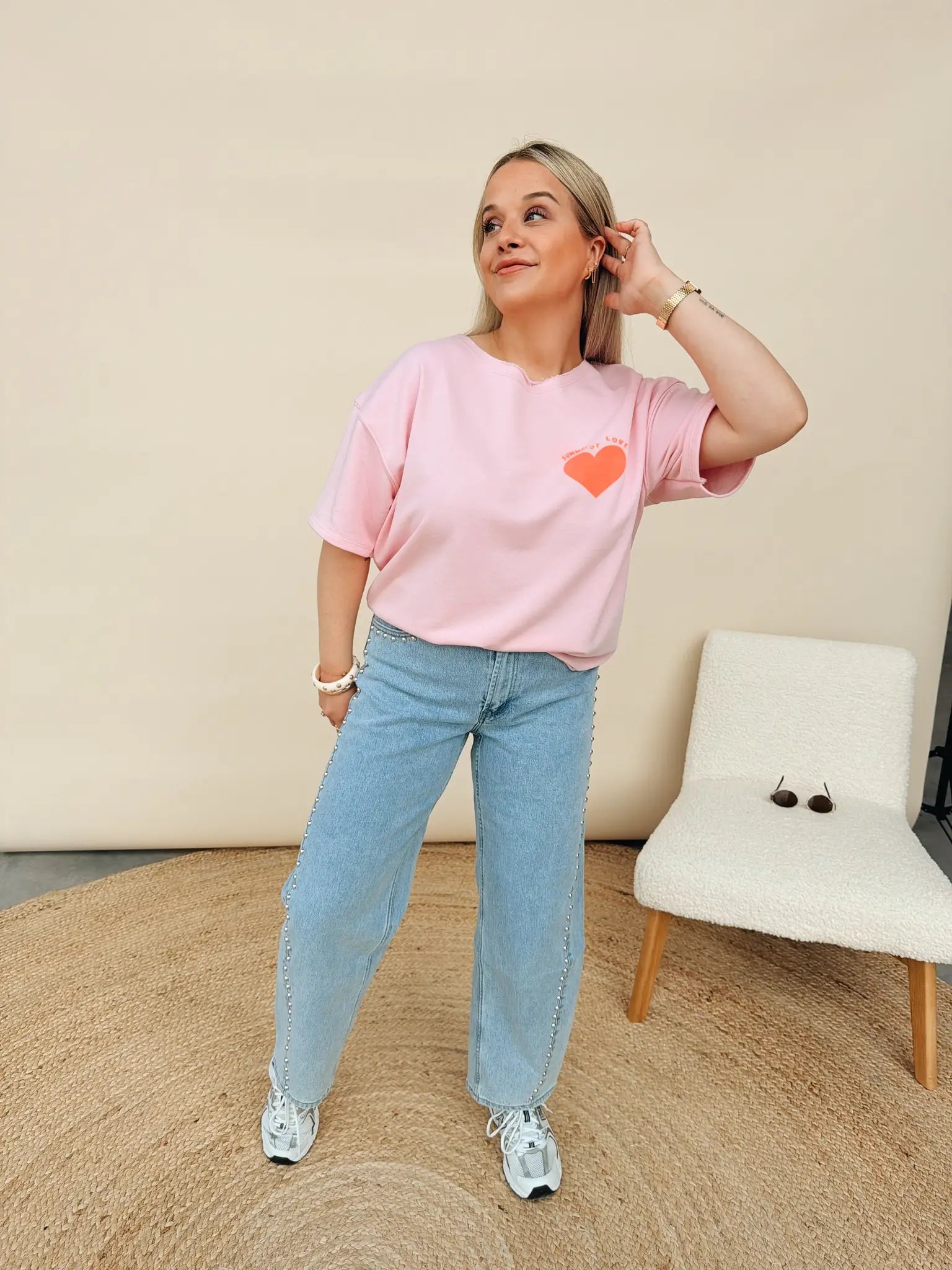 Shirt Summer Of Love Roze